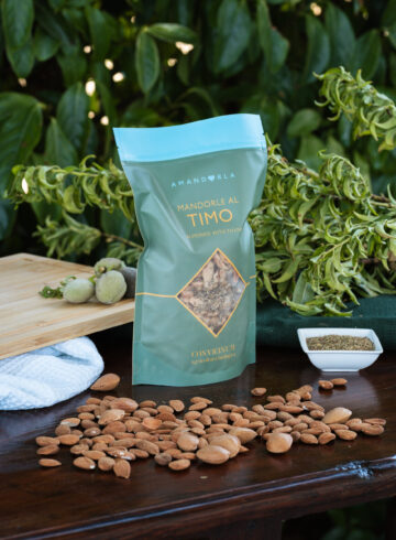 Mandorle al Timo salate da agricoltura biologica