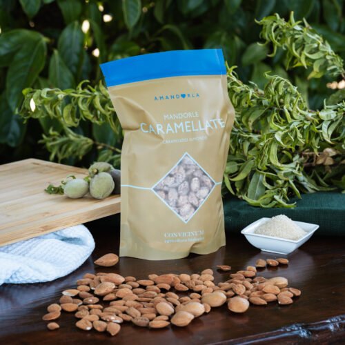 Mandorle biologiche caramellate