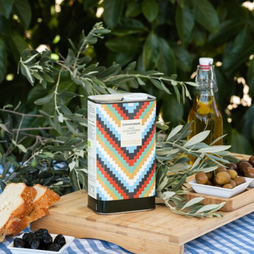 Olio extra vergine Biologico “Convicinum” blend latte da 1, 3 e 5 litri Nuova produzione Ottobre 2025